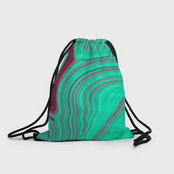 Рюкзак-мешок Зеленый прилив, цвет: 3D-принт
