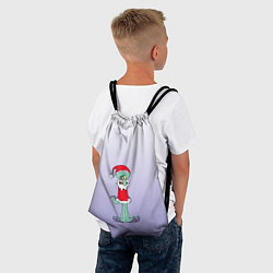 Рюкзак-мешок Дед Морти Санта мороз, цвет: 3D-принт — фото 2