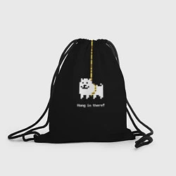 Рюкзак-мешок UNDERTALE DOG НА КАНАТЕ, цвет: 3D-принт