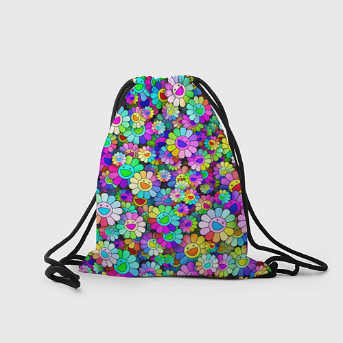 Мешок для обуви Rainbow flowers / 3D-принт – фото 2