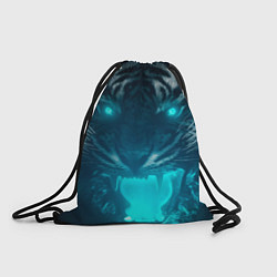 Рюкзак-мешок Неоновый водяной тигр 2022, цвет: 3D-принт