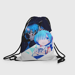 Рюкзак-мешок Rem Re:zero, цвет: 3D-принт
