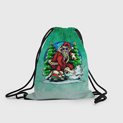Рюкзак-мешок Санта дедок, цвет: 3D-принт