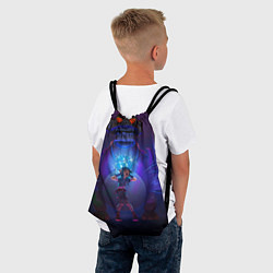 Рюкзак-мешок Малышка Джинкс, цвет: 3D-принт — фото 2