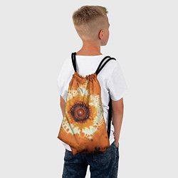 Рюкзак-мешок Оранжевый взрыв - коллекция Путешествие - Хуф и Ся, цвет: 3D-принт — фото 2