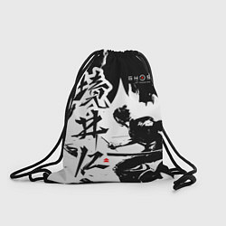 Рюкзак-мешок Ghost of Tsushima - Призрак Цусимы, цвет: 3D-принт