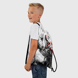 Рюкзак-мешок КРАТОС С МЕЧАМИ, БОГ ВОЙНЫ, цвет: 3D-принт — фото 2