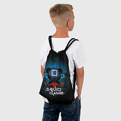 Рюкзак-мешок PANDA ИГРА В КАЛЬМАРА, цвет: 3D-принт — фото 2