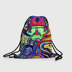 Рюкзак-мешок ПСИХОДЕЛЛА, цвет: 3D-принт