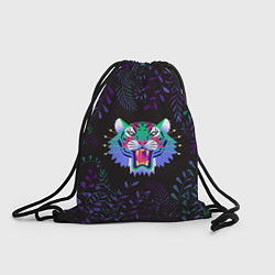 Рюкзак-мешок Водяной тигр 2022 рык тигра, цвет: 3D-принт