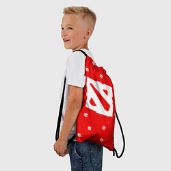 Рюкзак-мешок НОВОГОДНИЙ ДОТА 2 НОВЫЙ ГОД DOTA 2, цвет: 3D-принт — фото 2