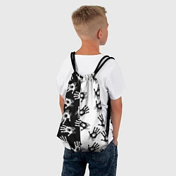 Рюкзак-мешок Death Stranding паттерн логотипов, цвет: 3D-принт — фото 2