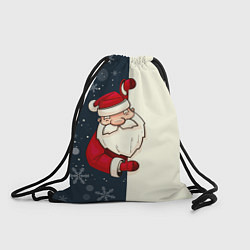 Рюкзак-мешок Привет Дед Мороз, цвет: 3D-принт