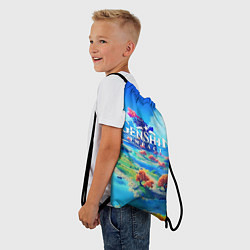 Рюкзак-мешок МИР ГЕНШИН ИМПАКТ WORLD GENSHIN IMPACT, цвет: 3D-принт — фото 2