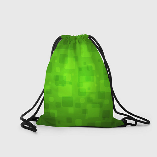 Мешок для обуви Minecraft Logo Green / 3D-принт – фото 2