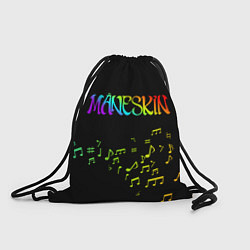 Рюкзак-мешок MANESKIN ЦВЕНОЙ МУЗЫКАЛЬНЫЙ, цвет: 3D-принт