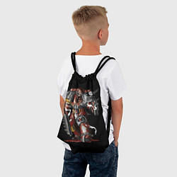 Рюкзак-мешок Red scorpions, цвет: 3D-принт — фото 2