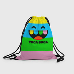 Рюкзак-мешок Toca Boca Logo Тока Бока, цвет: 3D-принт