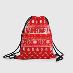 Рюкзак-мешок СВИТЕР НОВОГОДНИЙ RAINBOW SIX SIEGE, цвет: 3D-принт