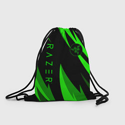 Рюкзак-мешок RAZER GREEN, цвет: 3D-принт