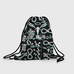 Рюкзак-мешок ТОКИЙСКИЕ МСТИТЕЛИ ГЛИТЧ, GLITCH, цвет: 3D-принт