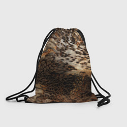 Рюкзак-мешок Тигриная шикарная шкура, цвет: 3D-принт