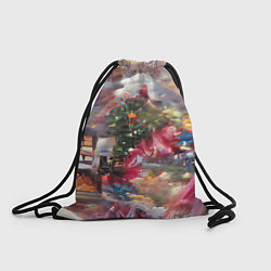 Рюкзак-мешок Ностальгия Рождества, цвет: 3D-принт