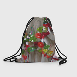 Рюкзак-мешок Зимние ягоды, цвет: 3D-принт