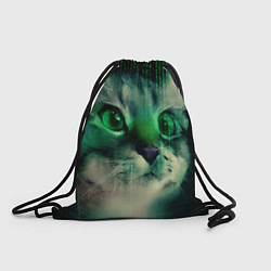 Рюкзак-мешок Cat in The Digital World, цвет: 3D-принт