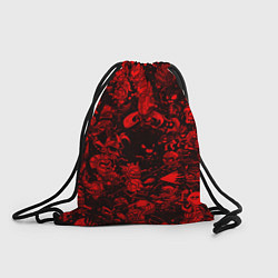 Рюкзак-мешок DOTA 2 HEROES RED PATTERN ДОТА 2, цвет: 3D-принт