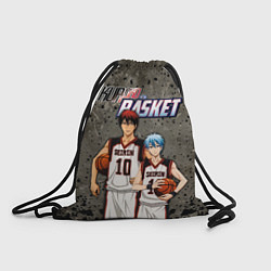 Рюкзак-мешок Kuroko no Basket, Kagami Taiga Kuroko Tetsuya, цвет: 3D-принт