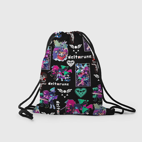 Мешок для обуви DELTARUNE PATTERN ART ГЕРОИ ДЕЛЬТАРУН / 3D-принт – фото 2