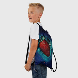 Рюкзак-мешок Сладкая Космическая Ягодка, цвет: 3D-принт — фото 2
