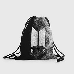 Мешок для обуви BTS ЧБ