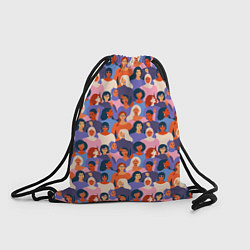 Рюкзак-мешок Девушки Girls, цвет: 3D-принт