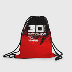 Рюкзак-мешок 30 Seconds to Mars: Брызги, цвет: 3D-принт