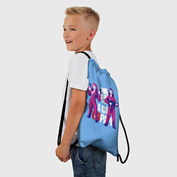 Рюкзак-мешок БУМАЖНЫЙ ДОМ LA CASA DE PAPEL PIXEL, цвет: 3D-принт — фото 2