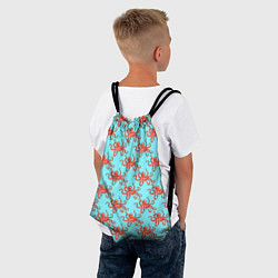 Рюкзак-мешок Осьминог паттерн, цвет: 3D-принт — фото 2
