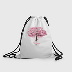 Рюкзак-мешок Sakura Tree, цвет: 3D-принт