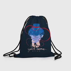 Рюкзак-мешок Your Name поцелуй Таки и Мицухи, цвет: 3D-принт