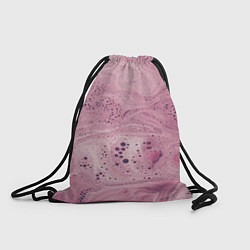 Рюкзак-мешок Нежная розовая пенка, цвет: 3D-принт