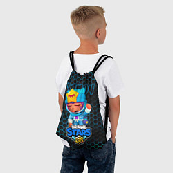 Рюкзак-мешок Сэнди BRAWL STARS соты, цвет: 3D-принт — фото 2