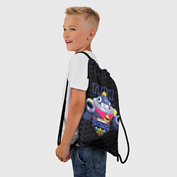 Рюкзак-мешок Тик BRAWL STARS соты, цвет: 3D-принт — фото 2
