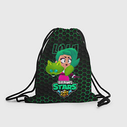 Рюкзак-мешок Лола Lola BRAWL STARS соты, цвет: 3D-принт