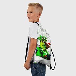 Рюкзак-мешок Plants vs Zombies зомби против горохострела, цвет: 3D-принт — фото 2