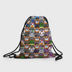 Рюкзак-мешок Фредди, Рокси, Ванни, Чика и Монтгомери, цвет: 3D-принт
