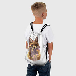 Рюкзак-мешок Fox with a garland, цвет: 3D-принт — фото 2