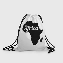 Мешок для обуви Африка черно-белая двусторонняя