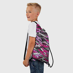 Рюкзак-мешок Розовый камуфляж ЯЖМАТЬ, цвет: 3D-принт — фото 2