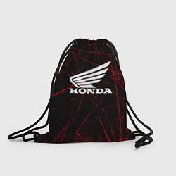 Рюкзак-мешок Honda Красные линии, цвет: 3D-принт